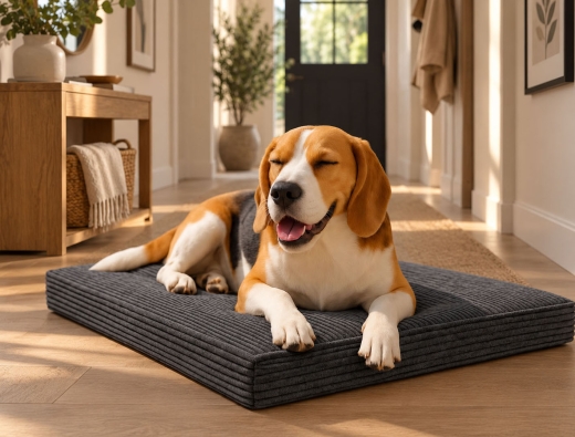 Orthopädische Hundematratze 80 × 60 cm – Anthrazit